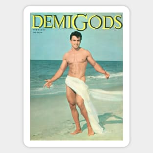 DEMIGODS - Vintage Physique Muscle Male Model Magazine Cover Sticker